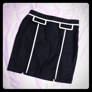 Pencil Skirt Black/White (Size 10)